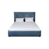 Кровать Дерби Синий  с подъемным механизмом