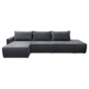 Угловой диван Токио Мах Графитовый велюр