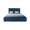 Кровать Йорк Синий велюр