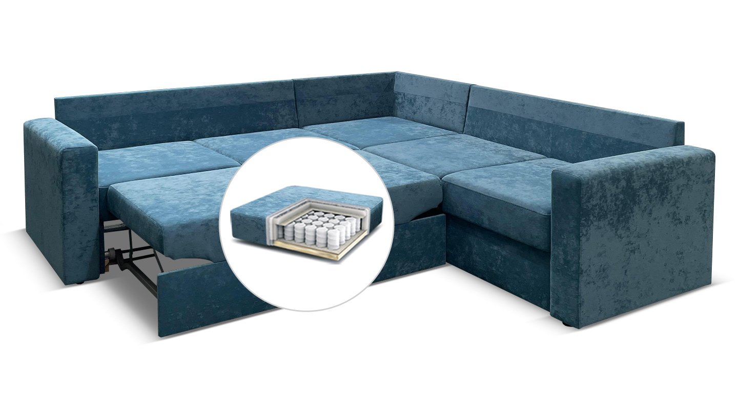 Кольдинг Диван с независимым пружинным блоком