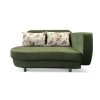 Прямой диван-тахта Бали Зеленый велюр