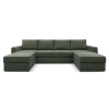 П-образный диван Карлстад Зеленый Велюр 