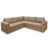 Угловой диван Ольборг Бежевый Рогожка
