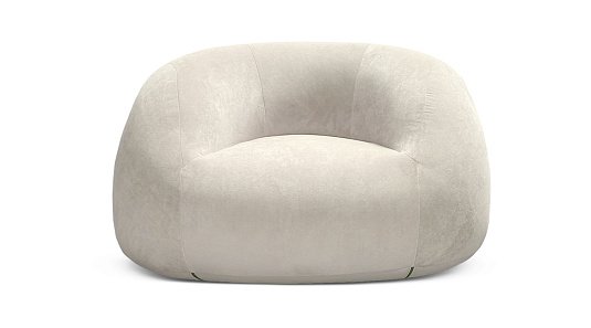 Кресло Вирджиния Молочный велюр