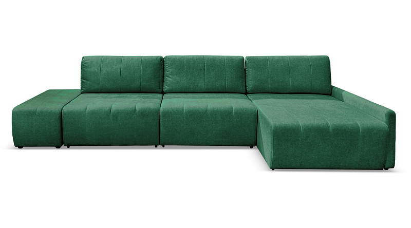 Угловой диван max Осака с пуфом