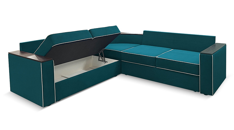 Угловой диван с полкой в углу Кируна, рис.5