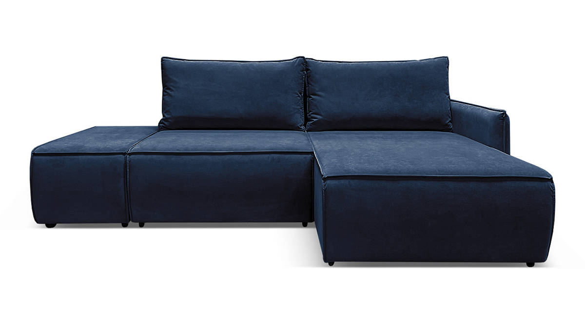 Угловой диван Токио Темно-синий 