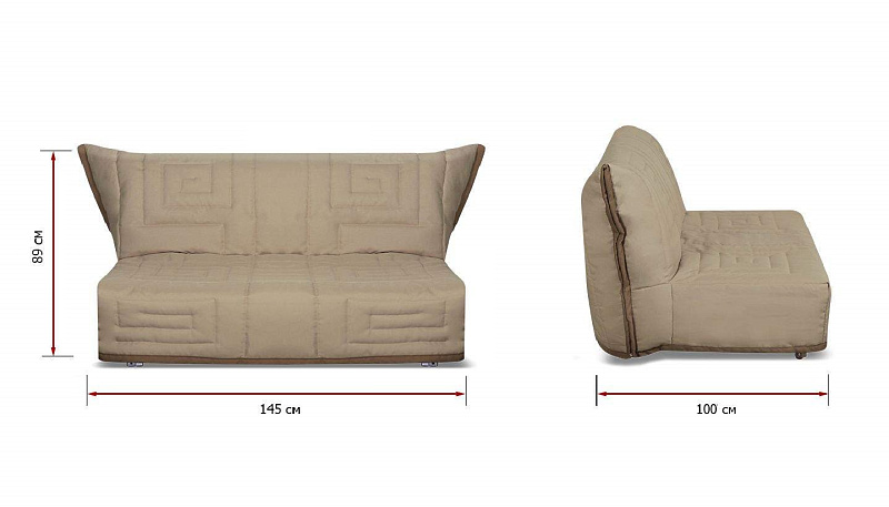 Прямой диван аккордеон Креско Б, рис.7