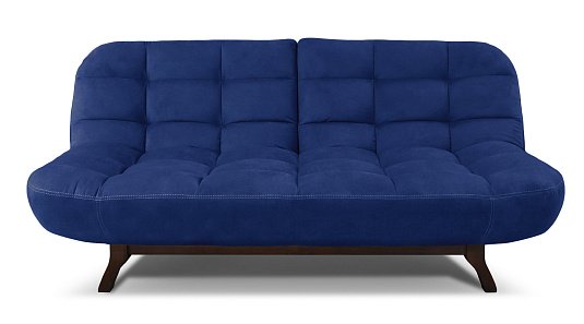 КОСМО  комплект (Диван+кресло+пуф)Синий велюр