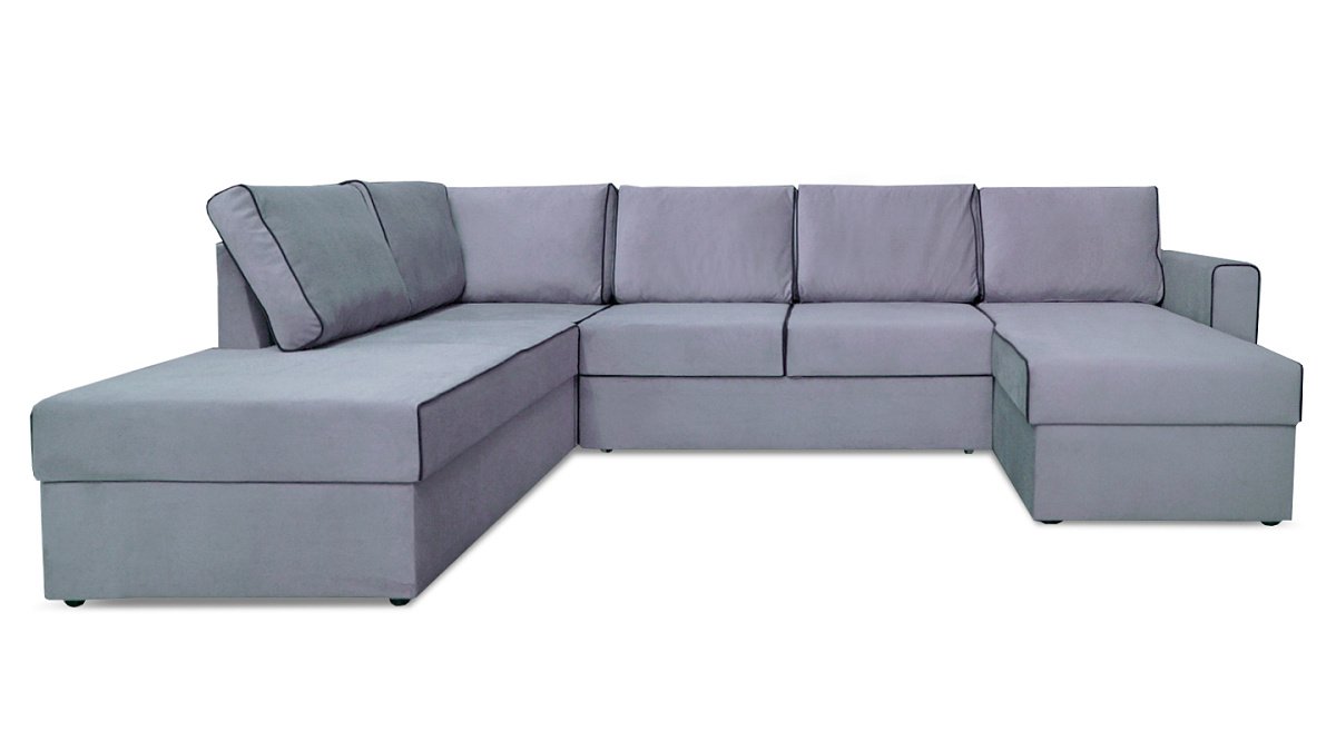 П-образный диван Вестервик Серый