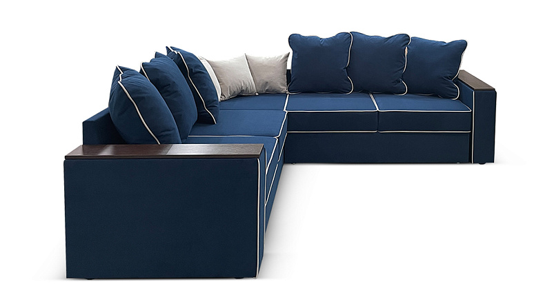 Угловой диван с полкой в углу Кируна, рис.2