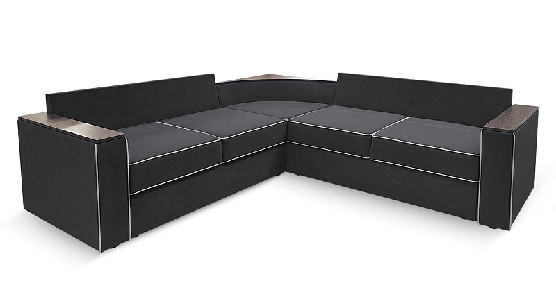 Угловой диван с полкой в углу Кируна, рис.3