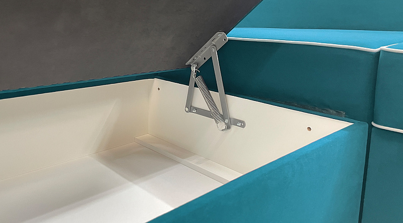 Угловой диван с полкой в углу Кируна, рис.11