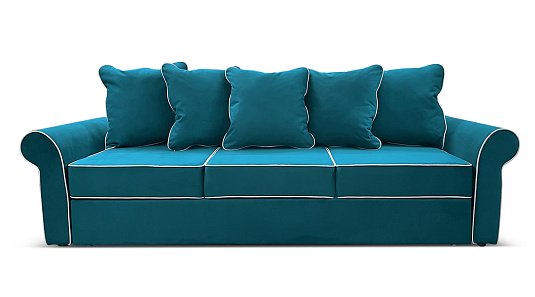 Диван прямой Арвика Бирюзовый